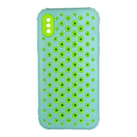 iPhone X/XS - Perforated Case Dark Turquoise – Bild 1