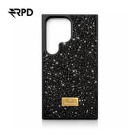 Samsung Galaxy S24 Ultra - Custodia in plastica glitterata Diamonds in nero – Bild 1