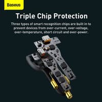 Baseus - Quick Charge - Chargeur rapide multi-ports pour voiture, 160W, Gris (TZCCZM-0G) – Bild 7