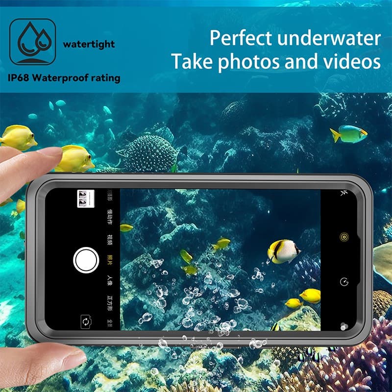 Google Pixel 8 Pro - Redpepper IP68 FS Series Wasserdichtes Outdoor Case, schwarz – 4