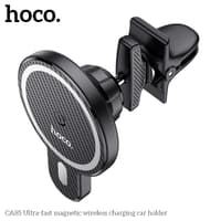 Hoco CA85 Ultra-fast magnetic wireless charging car holder, black – Bild 5
