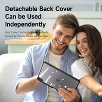 iPad Pro 11 (2020/2021/2022) - Dux Ducis Magi Series, custodia flip stand-up, nero – Bild 8