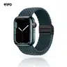 RPD Magnos Magnet Armband Nylon Geflochten für Apple Watch 44/45/46/49mm - Regenwaldgrün