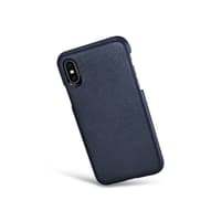 iPhone X/XS - iCarer Detachable PU Leder Wallet Case, dunkelblau – Bild 3
