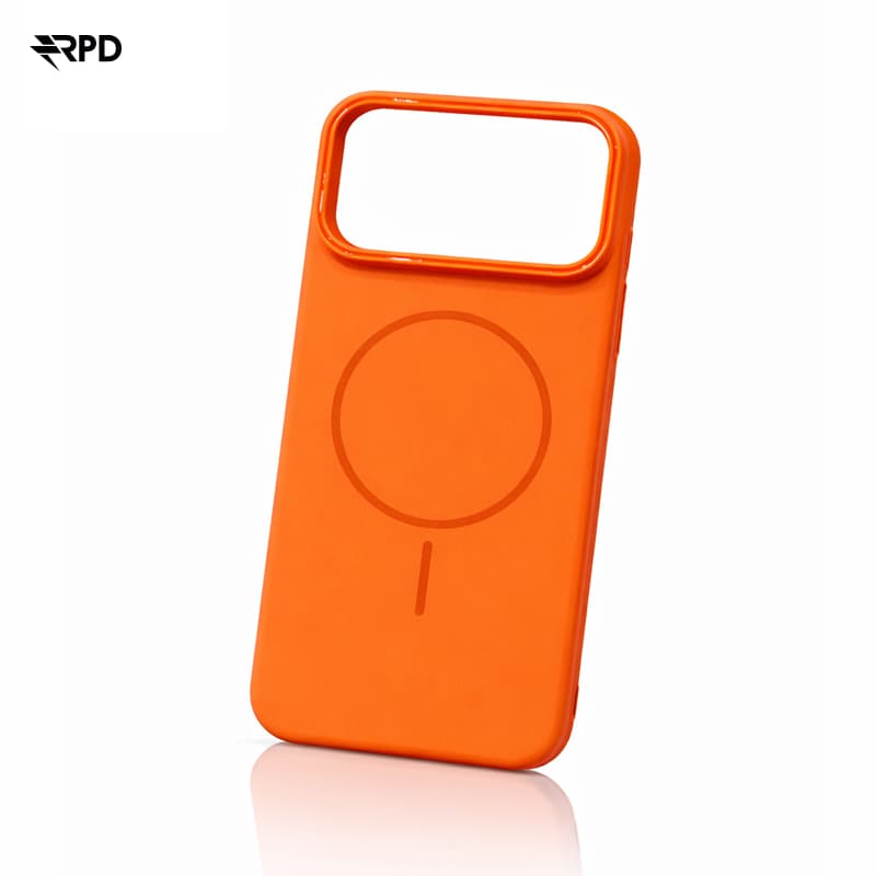 iPhone 17 Pro Max - MagSafe Slimline Silikon Case, Orange