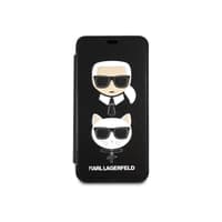 iPhone X / XS - Karl Lagerfeld Karl and Choupette Book KLFLBKPXKICKC, schwarz – Bild 5