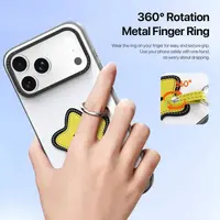 iPhone 17 Pro - Dux Ducis - Série Luvy, édition Love (étoile jaune), blanc – Bild 6