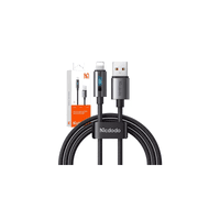 McDodo -USB-A to Lightning charging cable with charging light, 1.2m, black – Bild 5