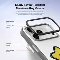 iPhone 17 Pro - Dux Ducis - Série Luvy, édition Love (étoile jaune), blanc – Bild 8