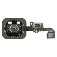 Apple iPhone 6 / 6 Plus Homebutton Flex Kabel komplett schwarz, neu, original – Bild 1