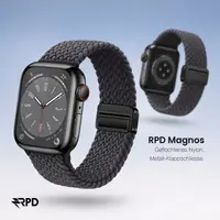 RPD Magnos Magnetic Strap Nylon Braided for Apple Watch 38/40/41/42mm - Stone Grey – Bild 5