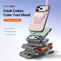 iPhone 17 Pro Max - Dux Ducis - Luvy Series, Love Edition (Schmetterling), pink – Bild 4