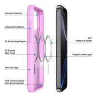 iPhone 16 Pro - Dux Ducis Yind Series mit Magsafe in rosé – Bild 3