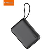 Recci RPB-P63 20000mAh Power Bank, 22.5W Fast Charging with Built-in USB Type-C Cable, Silver – Bild 2