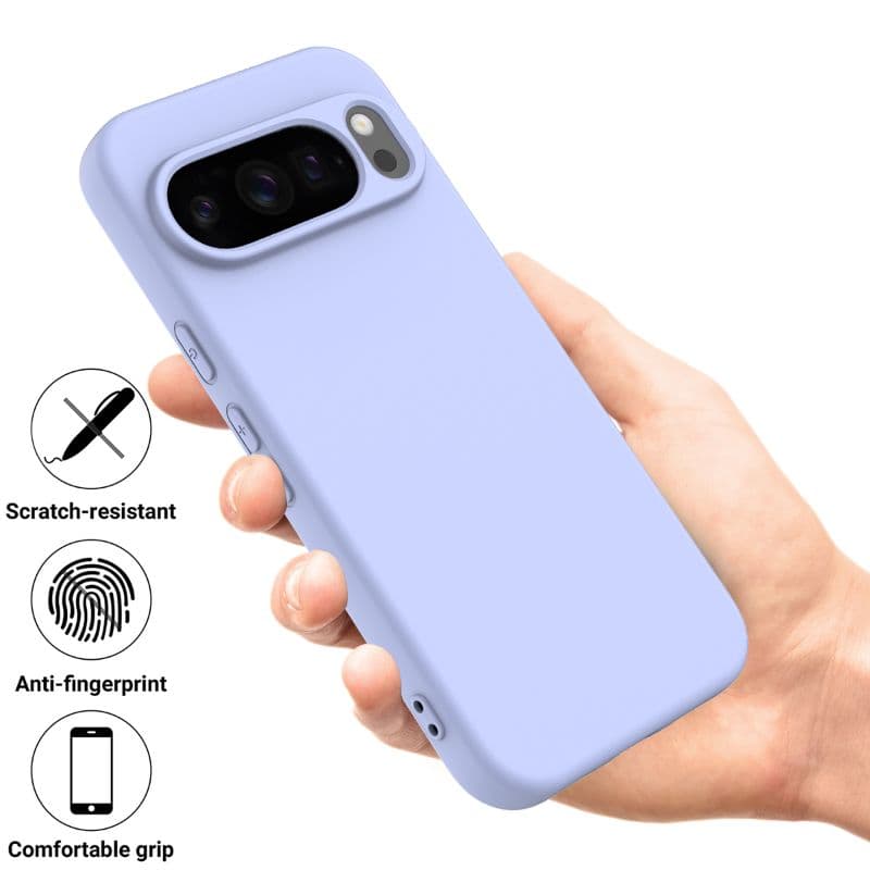 Google Pixel 10 Pro XL - Silikon Schutzhülle, Lila – 4