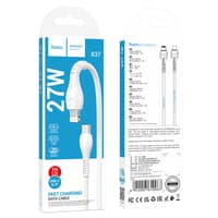 hoco. X37, fast charging data cable, 0.5m 27w, USB-C to Lightning – Bild 2