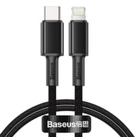 Baseus - High Density Schnellladekabel Type-C auf iP PD, 20W 1m, Schwarz (CATLGD-01) – Bild 1