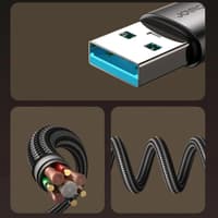 Joyroom 90° Câble de recharge rapide Type-A vers Lightning (S-A56), 1.2m, noir – Bild 4