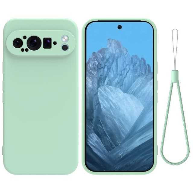 Google Pixel 9 Pro - Silikon Schutzhülle, grün