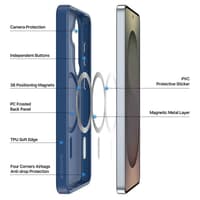 Samsung Galaxy S26 Plus - Dux Ducis Yind Series mit Magsafe in Dunkelblau – Bild 4