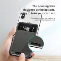 Baseus - Silicone card holder, dark gray (ACKD-A0G) – Bild 9