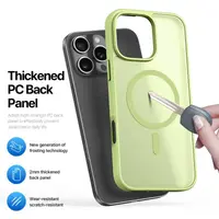 iPhone 16 Pro - Dux Ducis Yind Series with Magsafe in lime green – Bild 6