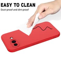 Google Pixel 9A - Silicone protective case, red – Bild 8