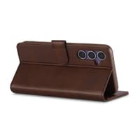 Samsung Galaxy A57 - LC.IMEEKE Custodia a portafoglio con 3 scomparti per carte e chiusura magnetica, marrone – Bild 4