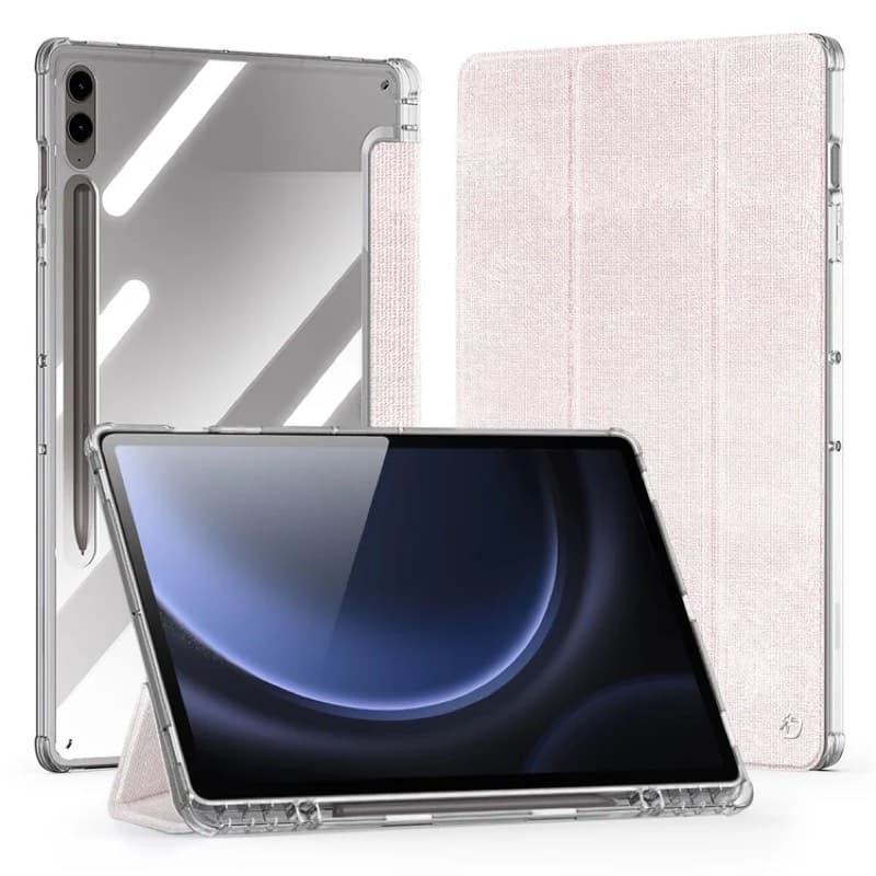 Samsung Galaxy Tab S9 FE Plus / S9 Plus / S10 Plus - Dux Ducis Unid Series, aufstellbares Flip-Etui, Pink