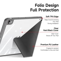 iPad Pro 11 (2020/2021/2022) - Serie Dux Ducis Magi, custodia flip stand-up, grigio – Bild 6