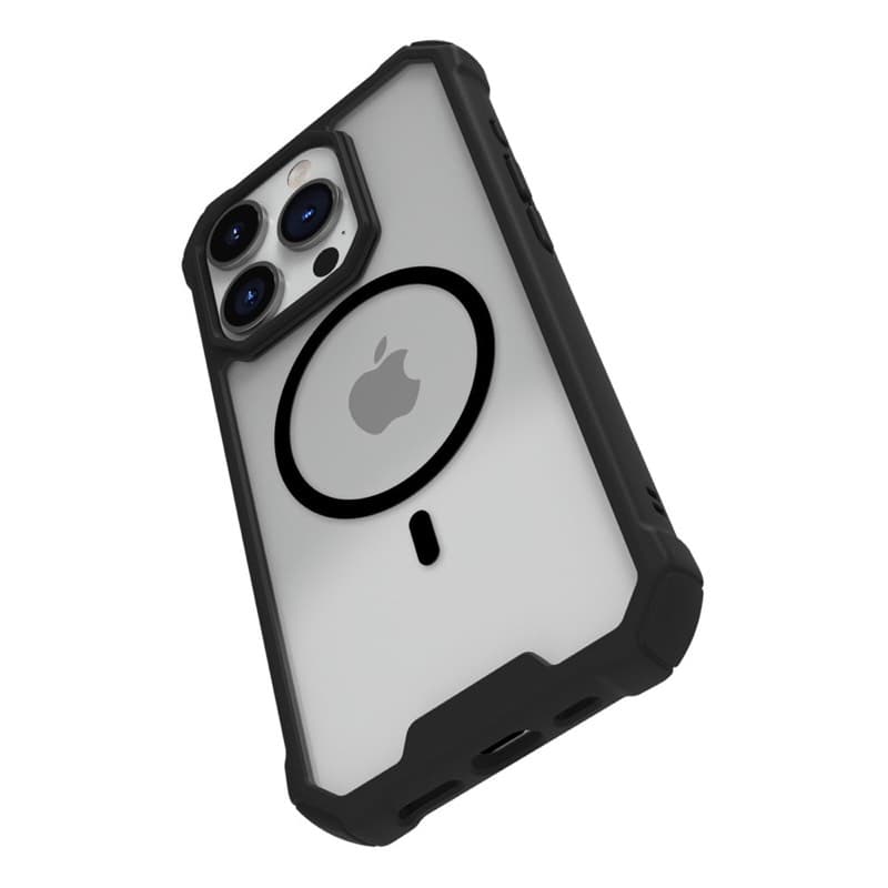iPhone 15 Pro Max - Raptic Shield 2.0 Air MagSafe - Outdoor Etui, Schwarz