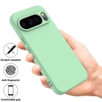 Google Pixel 10 / 10 Pro - Silikon Schutzhülle, grün – Bild 4