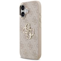 iPhone 17 - Guess Metal Logo Gold Case, Pink GUHCP17S4GMGCPI – Bild 2