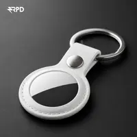 AirTag Keychain - RPD Faux Leather Case, White – Bild 3
