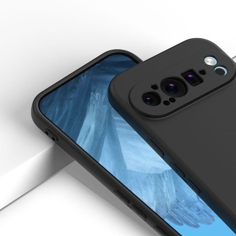 Google Pixel 9 Pro XL - Silikon Schutzhülle, schwarz – 3