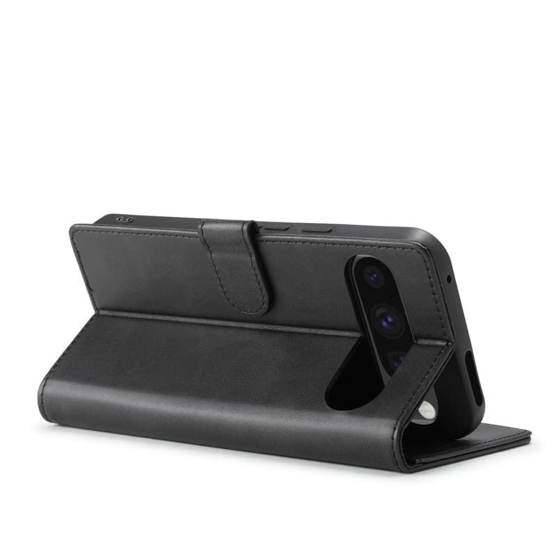 Google Pixel 10/10 Pro - LC.IMEEKE Wallet Etui mit 3 Kartenfächern & Magnetverschluss, schwarz – 2