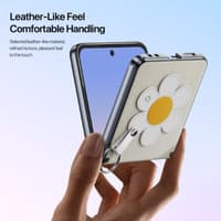 Samsung Galaxy Z Flip 7 - Dux Ducis Luvy Series, Daisy Edition, Starlight – Bild 5
