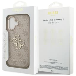 iPhone 17 - Custodia Guess Metal Logo Gold, rosa GUHCP17S4GMGCPI – Bild 8