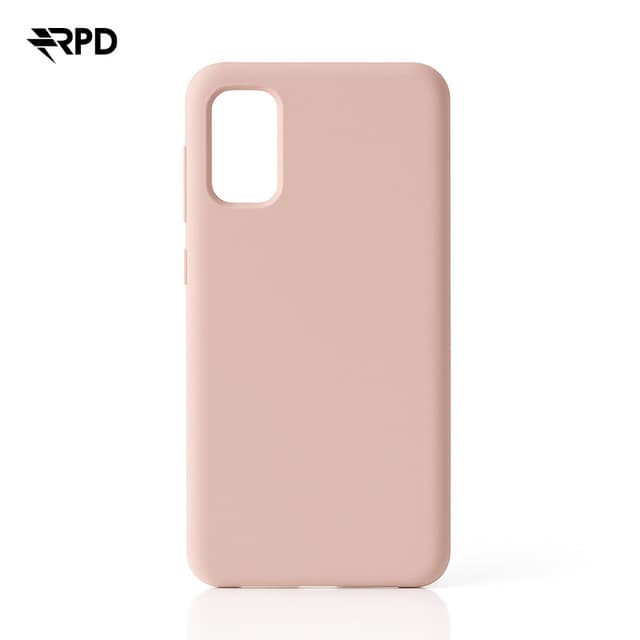 Samsung Galaxy A41 - Liquid Silicone Case - Housse en silicone, rose sable (rose clair)