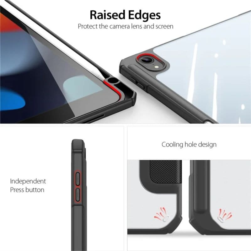 iPad 10 (2022) / iPad 11 (2025) - Dux Ducis Toby Series, Schwarz – 2