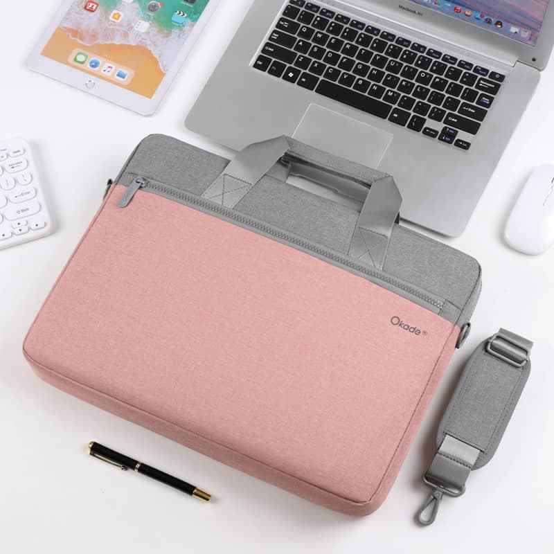 Okade - MacBook / Laptop bag, 13.3-14 inch, T66, Pink – 3
