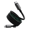 Baseus - Tungsten Gold (USB-C vers USB-C), 100W, 1m, noir