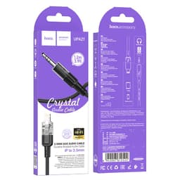 Hoco UPA27 Câble de conversion audio numérique / AUX vers Lightning, noir – Bild 5