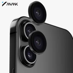 ANANK iPhone 17 - Rear camera armored glass - 99AR+ Corning Glass, Dual Lens protection, black – Bild 1