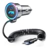 Joyroom - JR-CL07 Chargeur de voiture filaire 72W 3-en-1(Type-C), noir