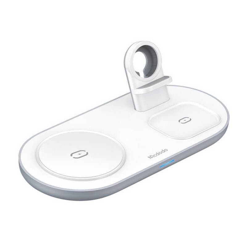 Mcdodo - Caricatore Magsafe 3 in 1, 15W, bianco