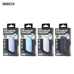 REMAX RPP-676 Xiaoxiao 2.1A Powerbank 5000mAh with iPhone cable, Purple – Bild 2