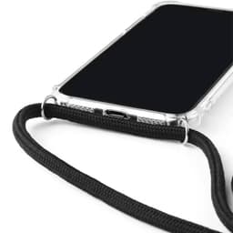 Samsung S23 - Catena/collana per cellulare - Trasparente con pratico cinturino nero – Bild 2