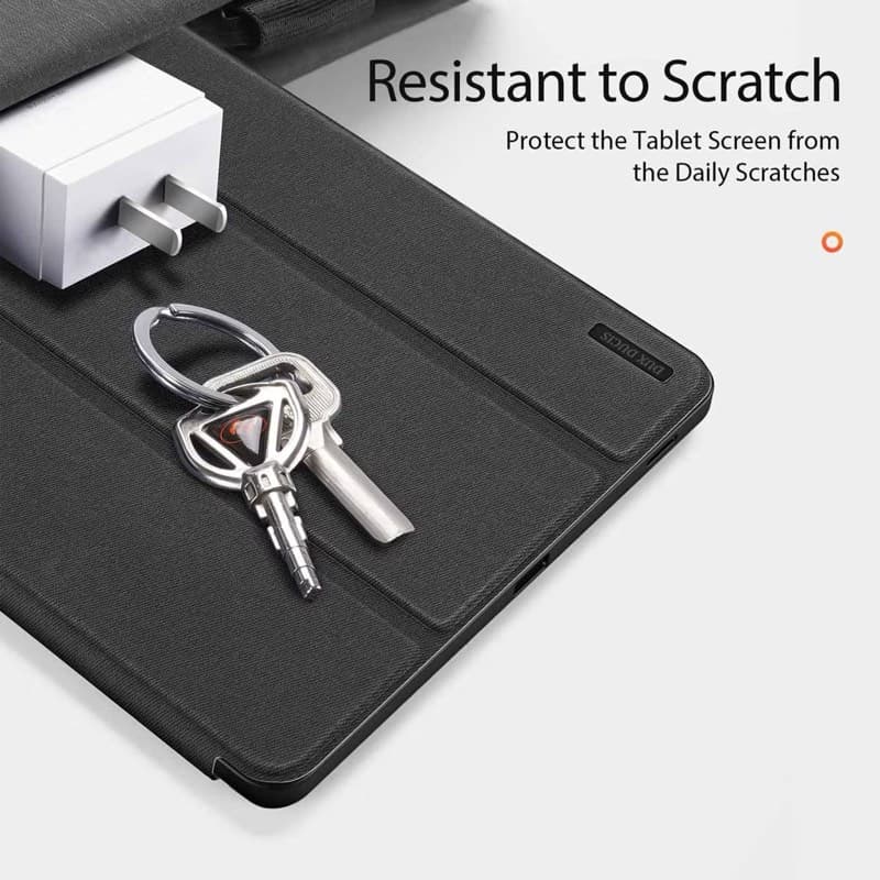 Samsung Galaxy Tab S10 FE/S9 FE - Dux Ducis Domo Series, aufstellbares Flip-Etui, schwarz – 4