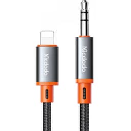 Mcdodo Lightning vers 3.5mm câble d'écouteurs avec connecteurs en aluminium, noir – Bild 2